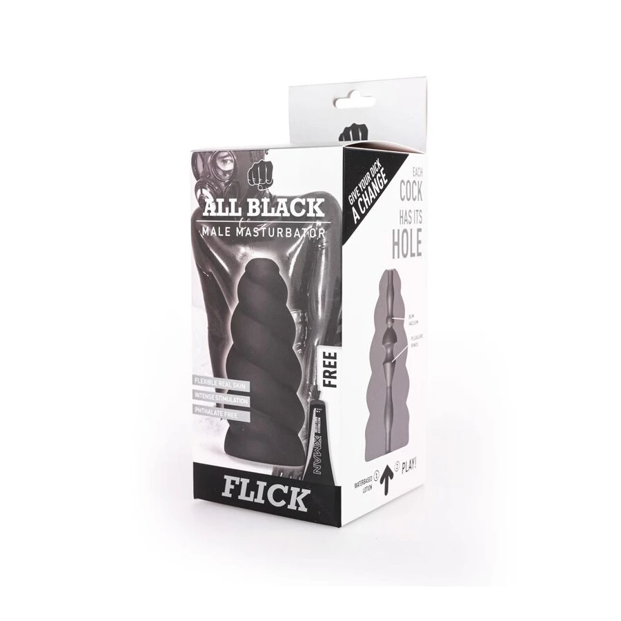 ALL BLACK - MASTURBAATOR FLICK